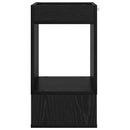 Endebord Sort eg 30 x 30 x 56 cm Konstrueret træ