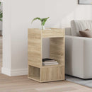 Endebord Sonoma eg 30 x 30 x 56 cm Konstrueret træ