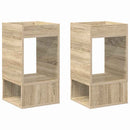 Endebord 2 pcs Sonoma eg 30 x 30 x 56 cm Konstrueret træ