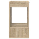 Endebord 2 pcs Sonoma eg 30 x 30 x 56 cm Konstrueret træ