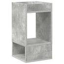 Endebord Beton Grå 30 x 30 x 56 cm Konstrueret træ