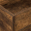 Endebord 2 pcs Røget eg 30 x 30 x 56 cm Konstrueret træ