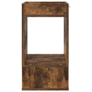 Endebord 2 pcs Røget eg 30 x 30 x 56 cm Konstrueret træ