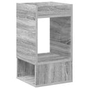 Endebord 2 pcs Grå Sonoma 30 x 30 x 56 cm Konstrueret træ