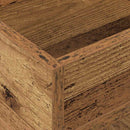 Endebord Gammelt træ 30 x 30 x 56 cm Konstrueret træ