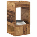 Endebord Gammelt træ 30 x 30 x 56 cm Konstrueret træ