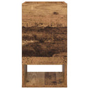 Endebord 2 pcs Gammelt træ 30 x 30 x 56 cm Konstrueret træ