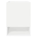 Endebord Hvid 40 x 40 x 56 cm Konstrueret træ
