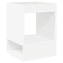 Endebord 2 pcs Hvid 40 x 40 x 56 cm Konstrueret træ