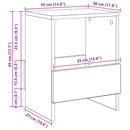 Magasin Rack Sort eg 35 x 30 x 45 cm