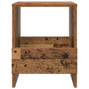Magasin Rack 2 pcs Gammelt træ 35 x 30 x 45 cm