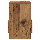 Magasin Rack 2 pcs Gammelt træ 35 x 30 x 45 cm