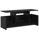 TV-bord Sort eg 102 x 35 x 45 cm Konstrueret træ