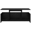 TV-bord Sort eg 102 x 35 x 45 cm Konstrueret træ
