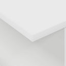 TV-bord 2 pcs Hvid 50 x 35 x 45 cm Konstrueret træ