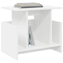TV-bord 2 pcs Hvid 50 x 35 x 45 cm Konstrueret træ