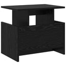 TV-bord 2 pcs Sort eg 50 x 35 x 45 cm Konstrueret træ