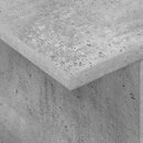 TV-bord 2 pcs Beton Grå 50 x 35 x 45 cm Konstrueret træ