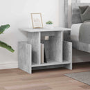 TV-bord 2 pcs Beton Grå 50 x 35 x 45 cm Konstrueret træ
