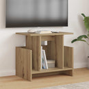 TV-bord 2 pcs Artisan Egetræ 50 x 35 x 45 cm Konstrueret træ
