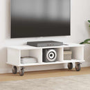TV-bord Hvid 100 x 35 x 35 cm Konstrueret træ