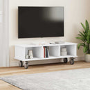 TV-bord Hvid 100 x 35 x 35 cm Konstrueret træ
