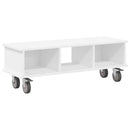 TV-bord Hvid 100 x 35 x 35 cm Konstrueret træ