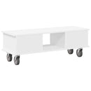 TV-bord Hvid 100 x 35 x 35 cm Konstrueret træ