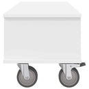 TV-bord Hvid 100 x 35 x 35 cm Konstrueret træ