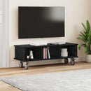TV-bord Sort eg 100 x 35 x 35 cm Konstrueret træ