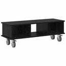 TV-bord Sort eg 100 x 35 x 35 cm Konstrueret træ