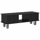 TV-bord Sort eg 100 x 35 x 35 cm Konstrueret træ