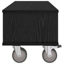 TV-bord Sort eg 100 x 35 x 35 cm Konstrueret træ