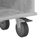TV-bord Beton Grå 100 x 35 x 35 cm Konstrueret træ