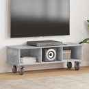 TV-bord Beton Grå 100 x 35 x 35 cm Konstrueret træ