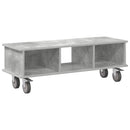TV-bord Beton Grå 100 x 35 x 35 cm Konstrueret træ
