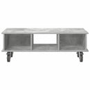 TV-bord Beton Grå 100 x 35 x 35 cm Konstrueret træ
