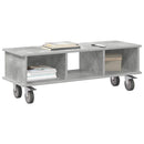 TV-bord Beton Grå 100 x 35 x 35 cm Konstrueret træ