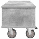 TV-bord Beton Grå 100 x 35 x 35 cm Konstrueret træ