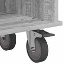 TV-bord Grå Sonoma 100 x 35 x 35 cm Konstrueret træ