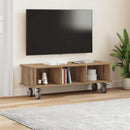 TV-bord Artisan Egetræ 100 x 35 x 35 cm Konstrueret træ
