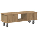 TV-bord Artisan Egetræ 100 x 35 x 35 cm Konstrueret træ