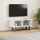 TV-bord Hvid 68,5 x 35 x 35 cm Konstrueret træ