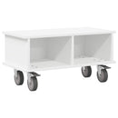 TV-bord Hvid 68,5 x 35 x 35 cm Konstrueret træ