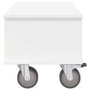 TV-bord Hvid 68,5 x 35 x 35 cm Konstrueret træ