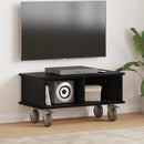 TV-bord Sort eg 68,5 x 35 x 35 cm Konstrueret træ