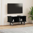 TV-bord Sort eg 68,5 x 35 x 35 cm Konstrueret træ
