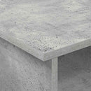TV-bord Beton Grå 68,5 x 35 x 35 cm Konstrueret træ