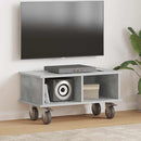 TV-bord Beton Grå 68,5 x 35 x 35 cm Konstrueret træ