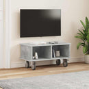 TV-bord Beton Grå 68,5 x 35 x 35 cm Konstrueret træ